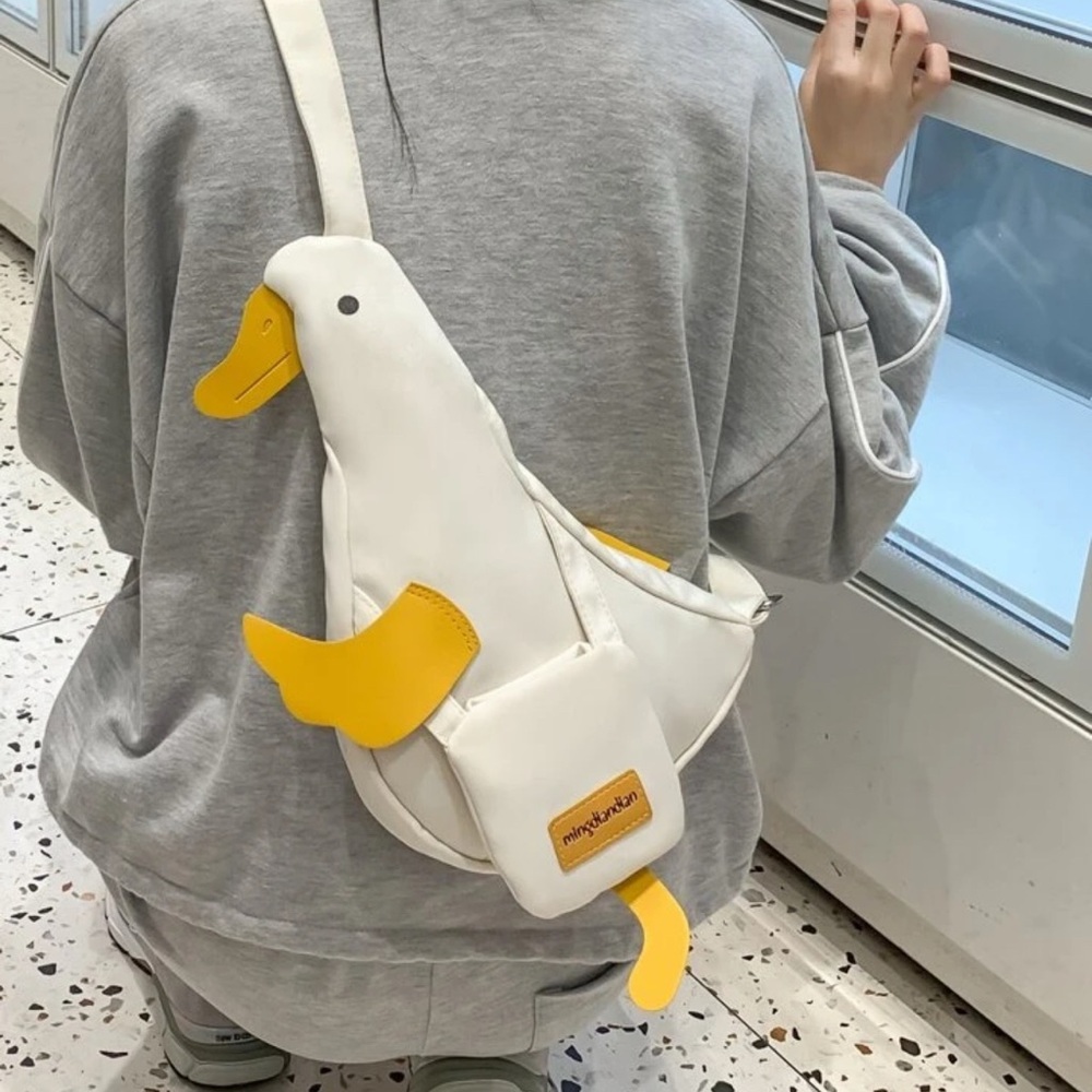Duck Crossbody Bag purse backpack rubber ducky kids teens girl women baby girls